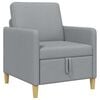 vidaXL Sofa avec rangement Gris clair 72 x 78 x 87 cm Polyester