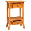 vidaXL Table console avec tiroir Naturel 50,5 x 30 x 75,5 cm