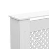 vidaXL Cache-radiateur Blanc 152x19x81,5 cm MDF