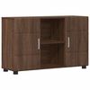 vidaXL Buffet Ch&ecirc;ne brun 88,5 x 30,5 x 55,5 cm Bois d'ing&eacute;nierie