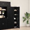vidaXL Haut Armoire Chêne noir 70 x 42.5 x 185 cm Bois d'ingénierie