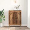 vidaXL Buffet Bois Ancien 69,5 x 34 x 90 cm Bois d'ing&eacute;nierie et fer