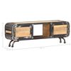 vidaXL Meuble TV 120x30x42 cm Bois massif de manguier