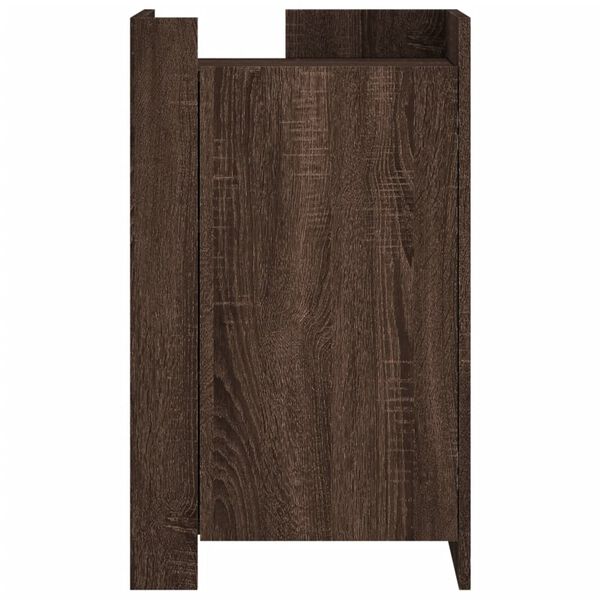 vidaXL Buffet ch&ecirc;ne marron 45x35x75 cm bois d'ing&eacute;nierie