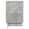 vidaXL Cabinet de chevet 2 pcs Gris b&eacute;ton 39 x 34,5 x 50 cm