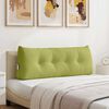 vidaXL Coussin de Dos Vert clair 120 x 24 x 50 cm tissu
