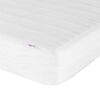 vidaXL Cadre de lit d'angle avec matelas 2 pcs Bleu Velours