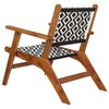 vidaXL Chaises de jardin lot de 2 Bois d'acacia massif