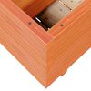vidaXL Jardinière cire marron 110x40x49,5 cm bois de pin massif