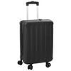 vidaXL Valise avec verrouillage Noir 43 x 27 x 66 cm Plastic ABS