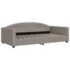 vidaXL Lit de repos taupe 100x200 cm tissu