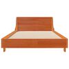 vidaXL Cadre de lit sans matelas cire marron 75x190 cm bois pin massif