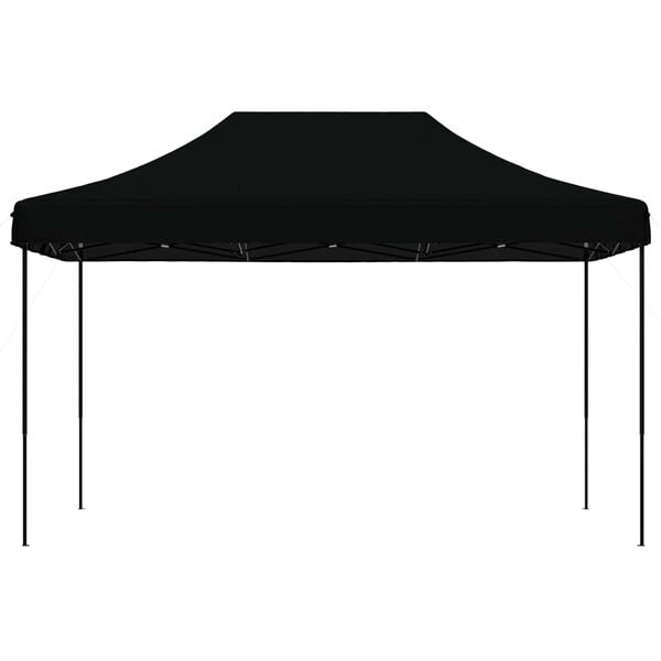 vidaXL Tente de r&eacute;ception pliable escamotable noir 440x292x315 cm