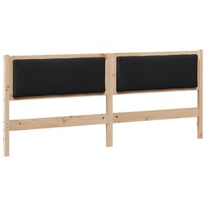 vidaXL T&ecirc;te de lit Autre Marron 200 cm Bois massif en pin