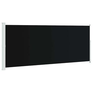 vidaXL Auvent lat&eacute;ral r&eacute;tractable de patio 200x500 cm Noir