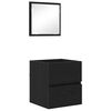 vidaXL Cabinet de salle de bain Ch&ecirc;ne noir 41 x 38,5 x 45 cm