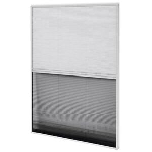 vidaXL Moustiquaire pliss&eacute;e pour fen&ecirc;tre et store Aluminium 80 x 100cm