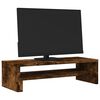 vidaXL Support de moniteur ch&ecirc;ne fum&eacute; 54x22x15 cm bois d'ing&eacute;nierie