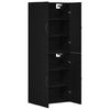 vidaXL Armoire Murale Montage mural 2 pcs Ch&ecirc;ne noir 69,5 x 34 x 90 cm