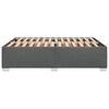 vidaXL Cadre de lit sans matelas gris fonc&eacute; 160x200 cm tissu