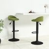 vidaXL Tabourets de bar lot de 2 vert clair velours