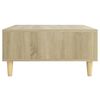 vidaXL Table basse chêne sonoma 60x60x30 cm bois d'ingénierie