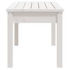 vidaXL Banc de jardin blanc 80x44x45 cm bois massif de pin