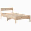 vidaXL Cadre de lit sans matelas 75x190 cm bois de pin massif