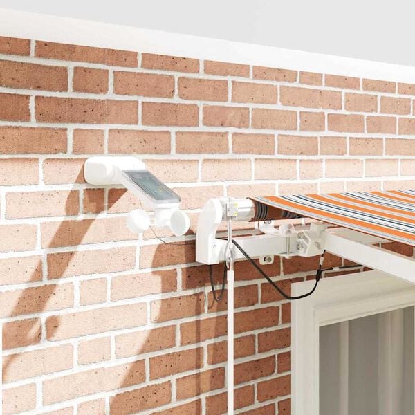 vidaXL Auvent R&eacute;tractable Multicolore 300 x 250 cm Polyester et m&eacute;tal