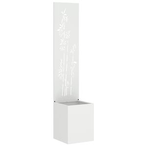 vidaXL &Eacute;cran de confidentialit&eacute; de jardin Blanc 32 x 32 x 150 cm