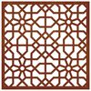 vidaXL D&eacute;coration murale jardin 55x55 cm acier corten design mauresque