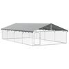 vidaXL Chenil ext&eacute;rieur avec toit 600x300x150 cm