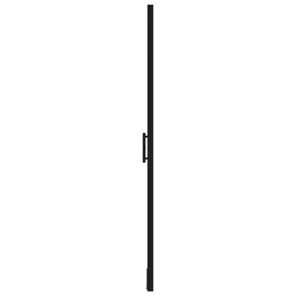 vidaXL Porte de douche Verre tremp&eacute; 81x195 cm Noir