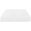 vidaXL &Eacute;tag&egrave;re murale flottante Blanc brillant 40x23x3,8 cm MDF