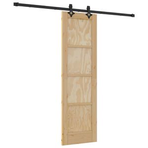 vidaXL Porte coulissante ORKDAL 61 x 198,5 cm Bois de pin massif