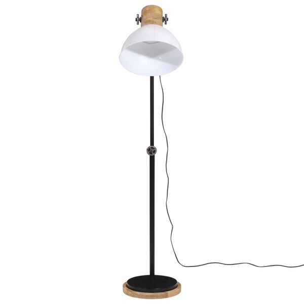 vidaXL Lampadaire 25 W blanc 30x30x100-150 cm E27