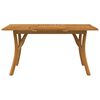vidaXL Table de jardin 150x90x75 cm Bois d'acacia solide