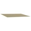 vidaXL Toile de rechange pour auvent Vert et jaune 250 x 200 cm