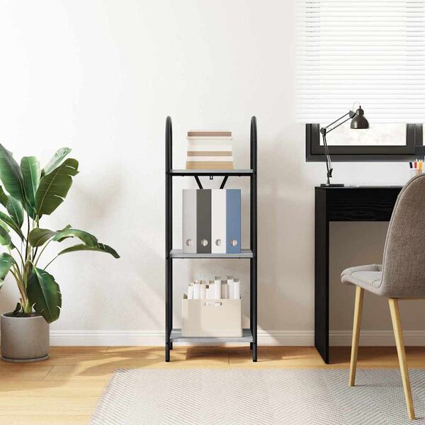 vidaXL &Eacute;tag&egrave;re Gris Sonoma 40 x 30 x 109 cm Bois d'ing&eacute;nierie