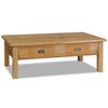 vidaXL Table basse teck massif 100x60x35 cm