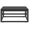 vidaXL Mobilier de jardin Noir Aluminium