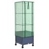 vidaXL Jardini&egrave;re de jardin avec couverture de serre et roues PP