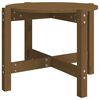 vidaXL Table basse Marron miel &Oslash; 62,5x45 cm Bois massif de pin