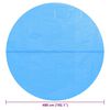 vidaXL Couverture de piscine ronde 488 cm PE Bleu