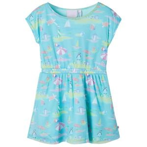 Robe pour enfants aqua clair 140