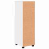 vidaXL Cabinet de salle de bain Blanc brillant 30 x 35 x 95 cm