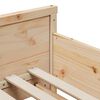 vidaXL Cadre de lit Marron 80 x 200 cm Bois d'ing&eacute;nierie