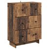 vidaXL Armoire &agrave; tiroirs Bois ancien 66 x 34,5 x 90 cm