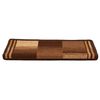vidaXL Tapis d'escalier autoadh&eacute;sifs 5 pcs 65x21x4 cm Marron
