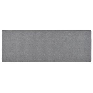 vidaXL Tapis de couloir Gris fonc&eacute; 80x250 cm